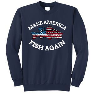 Make America Fish Again Fisherman USA Sweatshirt