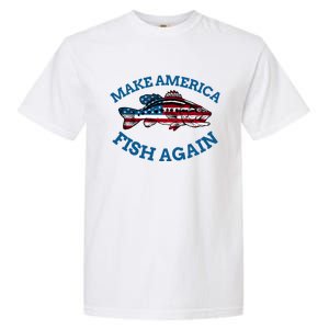 Make America Fish Again Fisherman USA Garment-Dyed Heavyweight T-Shirt