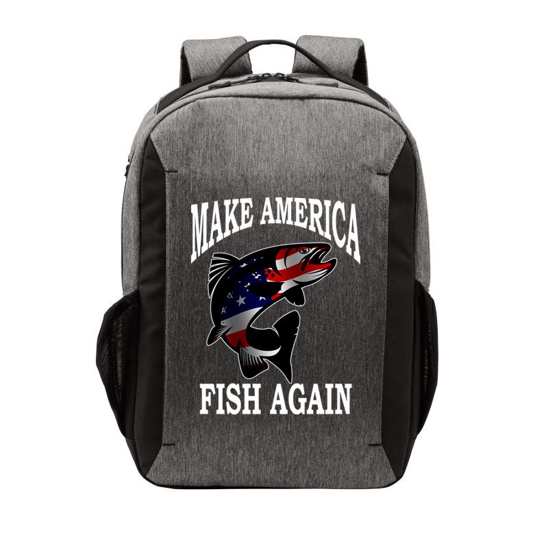 Make America Fish Again USA Fishing Gift Vector Backpack