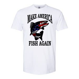 Make America Fish Again USA Fishing Gift Softstyle CVC T-Shirt