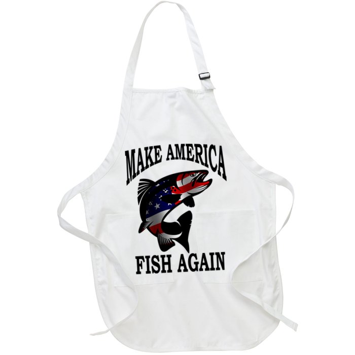 Make America Fish Again USA Fishing Gift Apron