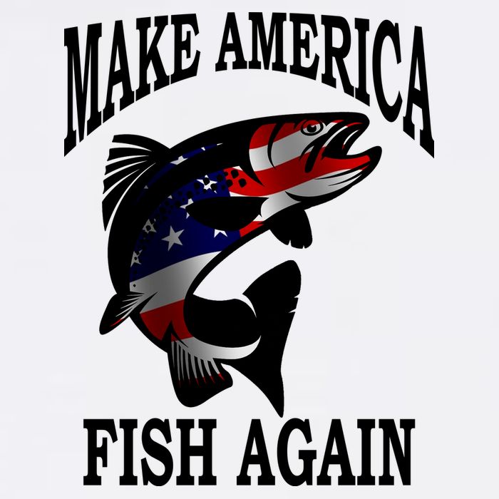 Make America Fish Again USA Fishing Gift Apron