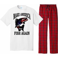 Make America Fish Again USA Fishing Gift Pajama Set