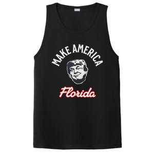 Make America Florida – Funny Political Satire Trump 2024 PosiCharge Competitor Tank