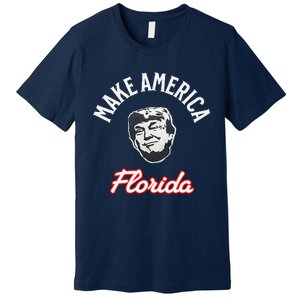 Make America Florida – Funny Political Satire Trump 2024 Premium T-Shirt