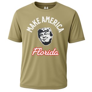 Make America Florida – Funny Political Satire Trump 2024 Cooling Performance Crew T-Shirt