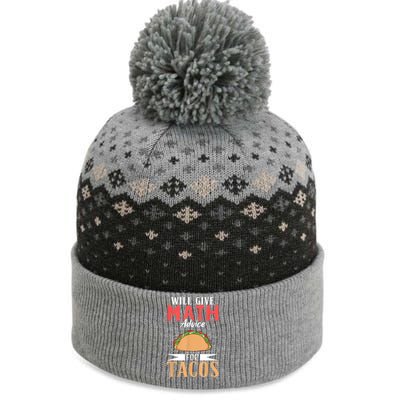 Math Advice For Tacos School University Mathematics The Baniff Cuffed Pom Beanie