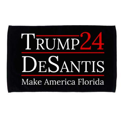 Make America Florida Trump Desantis 2024 Election Gift Microfiber Hand Towel