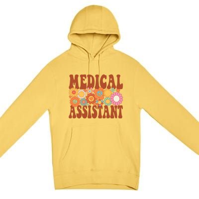 Medical Assistant Future Nurse Nurse Life Groovy Doctor Gift Premium Pullover Hoodie