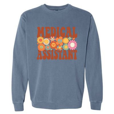 Medical Assistant Future Nurse Nurse Life Groovy Doctor Gift Garment-Dyed Sweatshirt