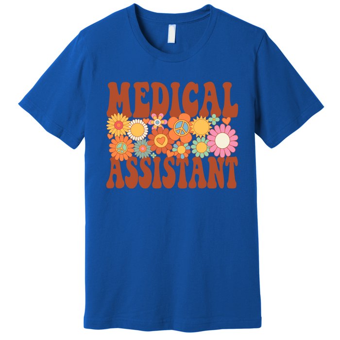 Medical Assistant Future Nurse Nurse Life Groovy Doctor Gift Premium T-Shirt