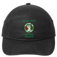 Making A Fist Putting On The Foil Checking You Twice 7-Panel Snapback Hat