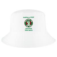 Making A Fist Putting On The Foil Checking You Twice Cool Comfort Performance Bucket Hat
