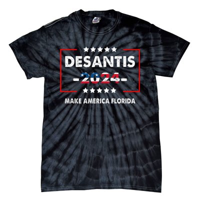 Make America Florida DeSantis 2024 Election Tie-Dye T-Shirt