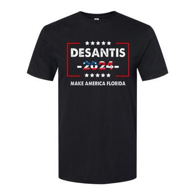 Make America Florida DeSantis 2024 Election Softstyle CVC T-Shirt