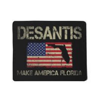 Make America Florida, DeSantis 2024 Election Vintage US Flag Mousepad