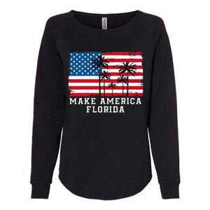 Make America Florida Desantis 2024 Trump Desantis Election Womens California Wash Sweatshirt