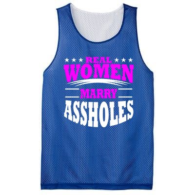 Marry Assholes Funny Gag Gift For Wife From Husband Mesh Reversible Basketball Jersey Tank