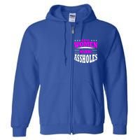 Marry Assholes Funny Gag Gift For Wife From Husband Full Zip Hoodie