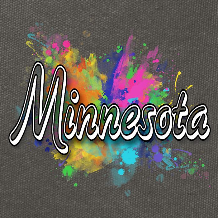 Minnesota Apparel For Men Women Cotton Canvas Backpack