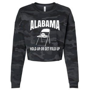 Montgomery Alabama Fiver Boat Brawl Folding Chair Cropped Pullover Crew