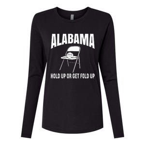 Montgomery Alabama Fiver Boat Brawl Folding Chair Womens Cotton Relaxed Long Sleeve T-Shirt