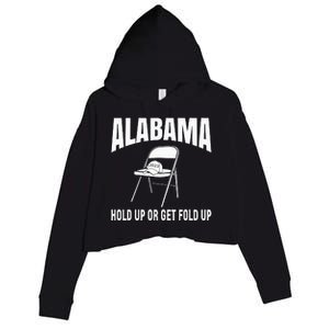 Montgomery Alabama Fiver Boat Brawl Folding Chair Crop Fleece Hoodie