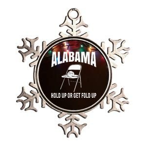 Montgomery Alabama Fiver Boat Brawl Folding Chair Metallic Star Ornament