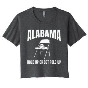 Montgomery Alabama Fiver Boat Brawl Folding Chair Women's Crop Top Tee