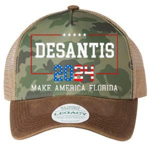 Make America Florida DeSantis 2024 Legacy Tie Dye Trucker Hat