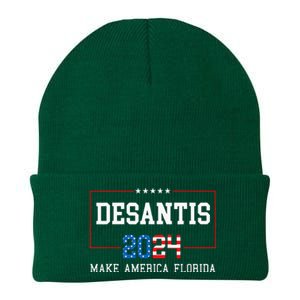 Make America Florida DeSantis 2024 Knit Cap Winter Beanie