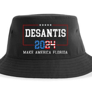 Make America Florida DeSantis 2024 Sustainable Bucket Hat