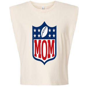 Mom American Football Happy Birthday Family Matching Garment-Dyed Women's Muscle Tee