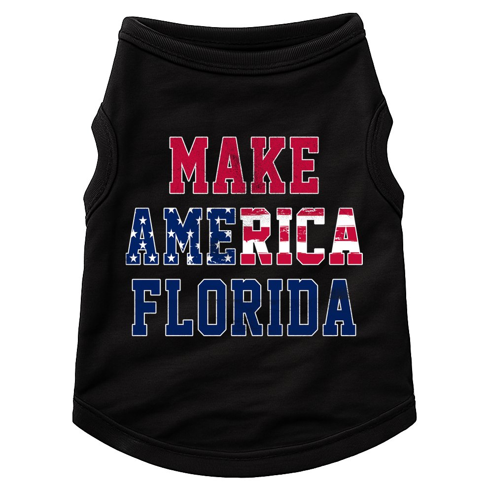 Make America Florida, Desantis 2024 Election Funny Sarcastic Doggie Tank