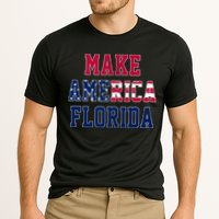 Make America Florida, Desantis 2024 Election Funny Sarcastic Cooling Performance Crew T-Shirt