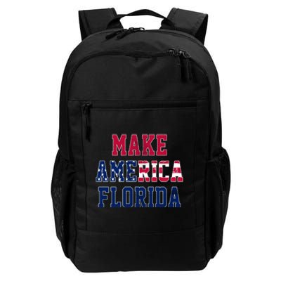 Make America Florida, Desantis 2024 Election Funny Sarcastic Daily Commute Backpack