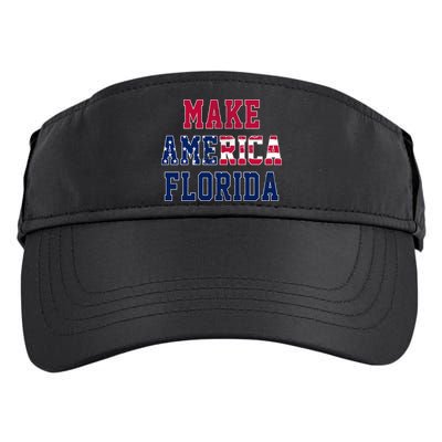 Make America Florida, Desantis 2024 Election Funny Sarcastic Adult Drive Performance Visor