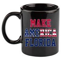 Make America Florida, Desantis 2024 Election Funny Sarcastic 11oz C Handle Ceramic Mug