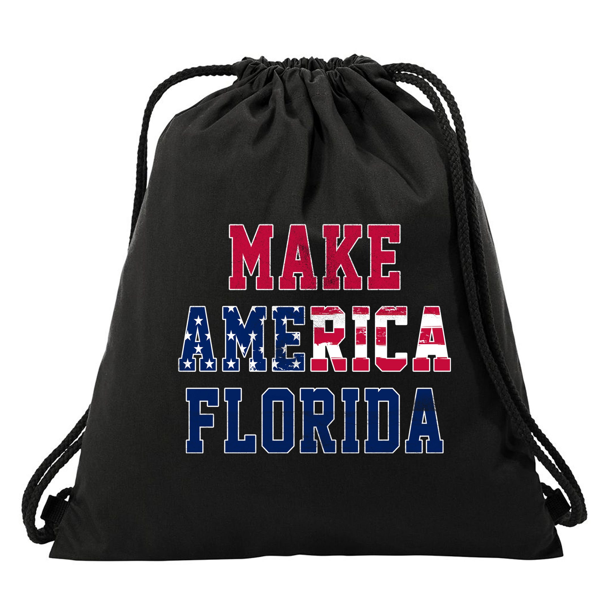 Make America Florida, Desantis 2024 Election Funny Sarcastic Drawstring Bag