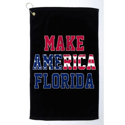 Make America Florida, Desantis 2024 Election Funny Sarcastic Golf Towel
