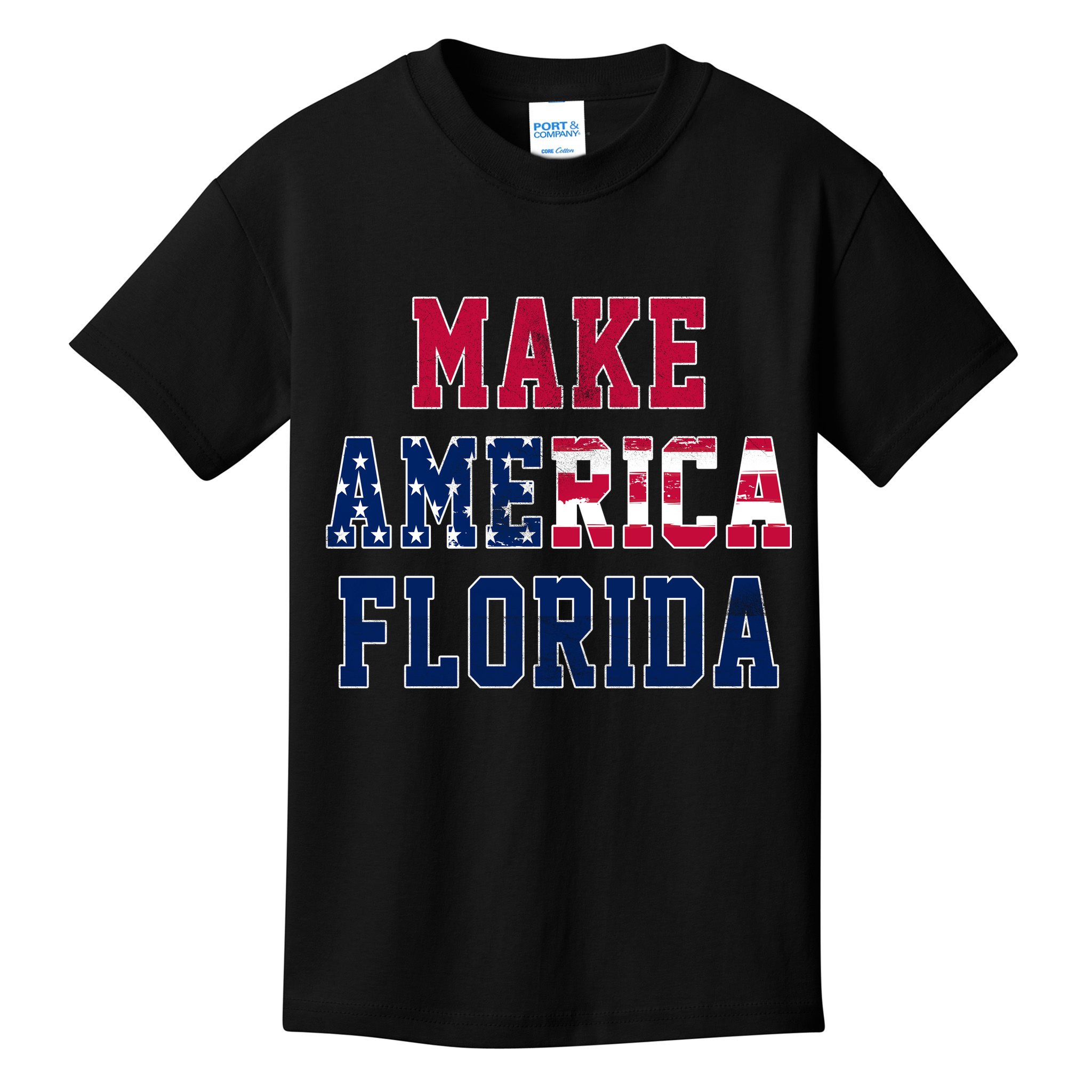 Make America Florida, Desantis 2024 Election Funny Sarcastic Kids T-Shirt