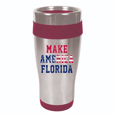 Make America Florida, Desantis 2024 Election Funny Sarcastic 16oz Travel Tumbler