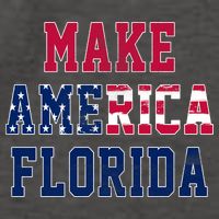 Make America Florida, Desantis 2024 Election Funny Sarcastic Vector Backpack