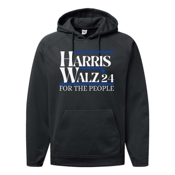 Moving America Forward With Pride And Determination Harris Performance Fleece Hoodie