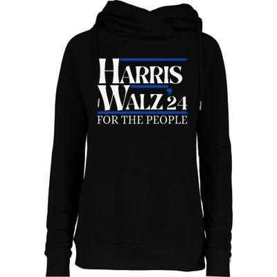 Moving America Forward With Pride And Determination Harris Womens Funnel Neck Pullover Hood