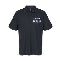 Moving America Forward With Pride And Determination Harris Softstyle Adult Sport Polo