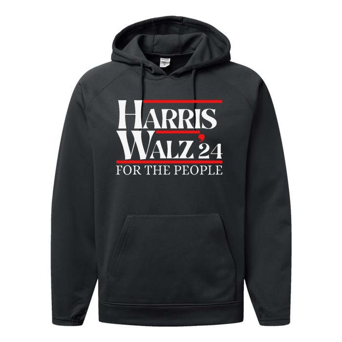 Moving America Forward With Pride And Determination Harris Performance Fleece Hoodie