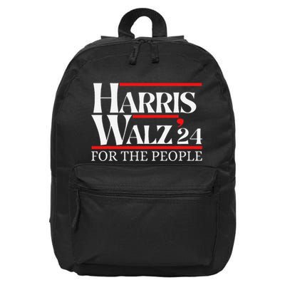 Moving America Forward With Pride And Determination Harris 16 in Basic Backpack