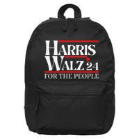 Moving America Forward With Pride And Determination Harris 16 in Basic Backpack