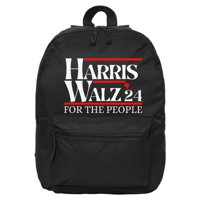 Moving America Forward With Pride And Determination Harris 16 in Basic Backpack